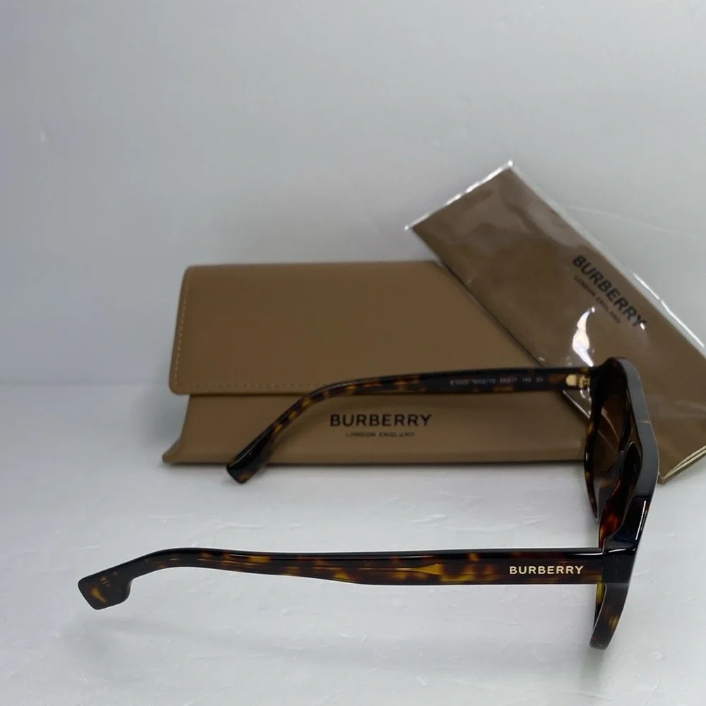 New Authentic Burberry Foxcote BE4302 300273 56 - Dark Havana Sunglasses - Picture 7 of 12